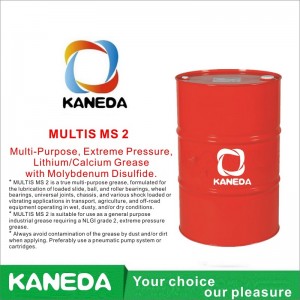 KANEDA MULTIS MS 2 Víceúčelový, extrémní tlak, lithium / vápenatý tuk s disulfidem molybdeničitým.