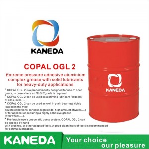 KANEDA COPAL OGL 2 Extrémně adhezivní hliníkové komplexní mazivo s pevnými mazivy pro náročné aplikace.